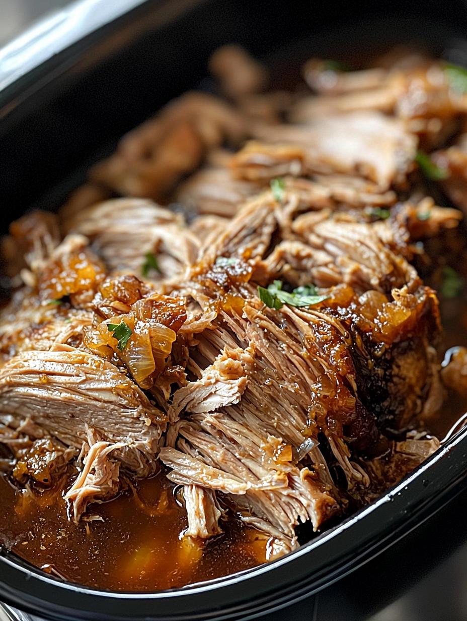 Slow Cooker 4-Ingredient Kalua Pig