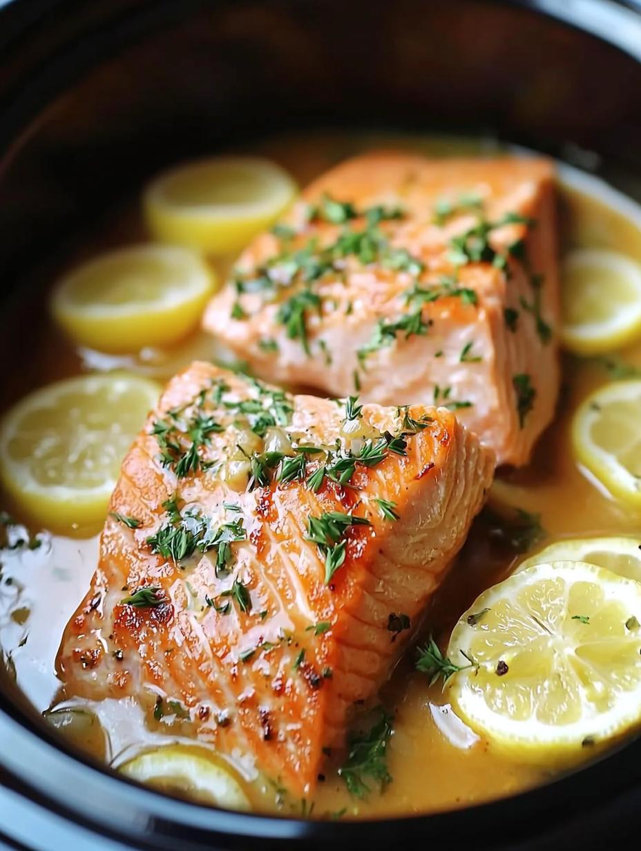 Slow Cooker Salmon