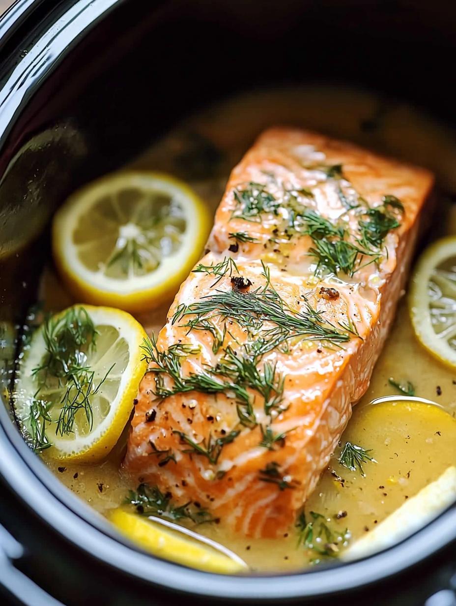 Slow Cooker Salmon