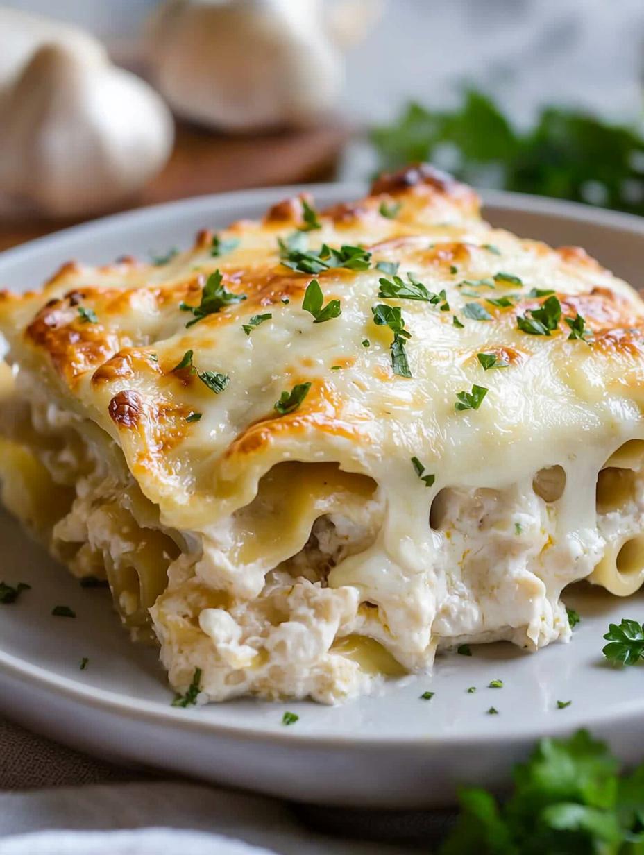 Slow Cooker White Lasagna