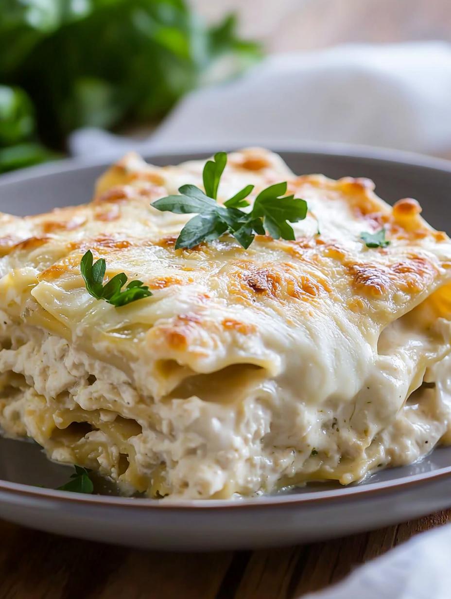 Slow Cooker White Lasagna