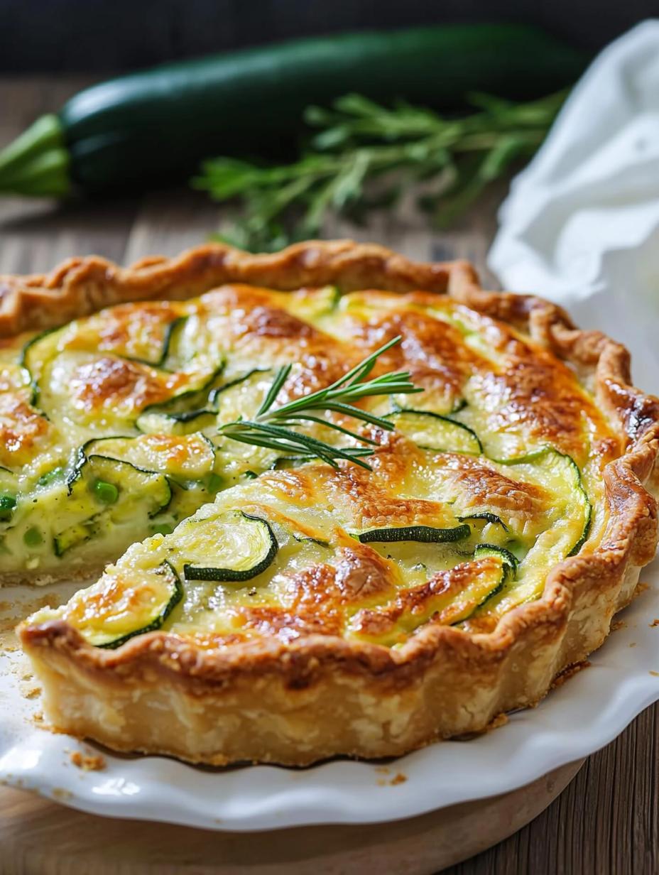 Zucchini Onion Pie