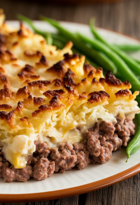 5 Ingredient Hamburger Potato Casserole