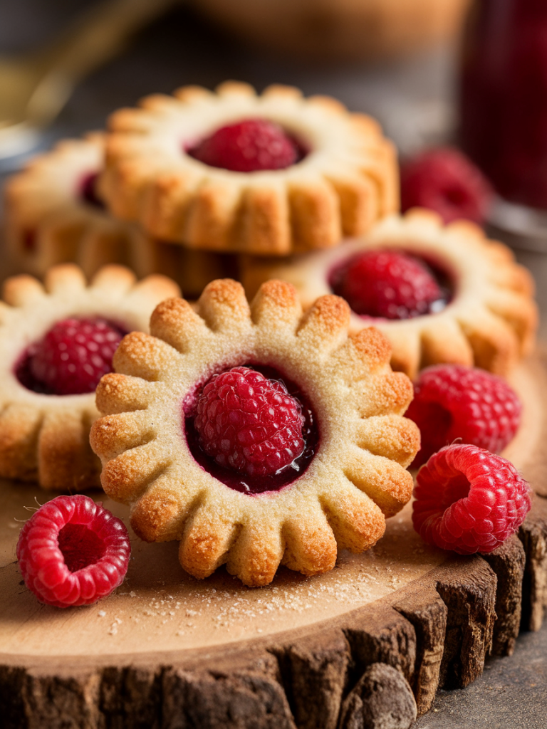 5 Ingredient Raspberry Thumbprint Cookies