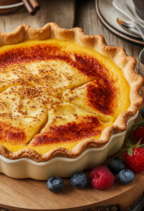 Amish Baked Custard