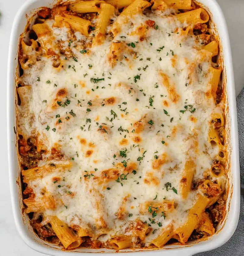 Baked Ziti With Bechamel Sauce