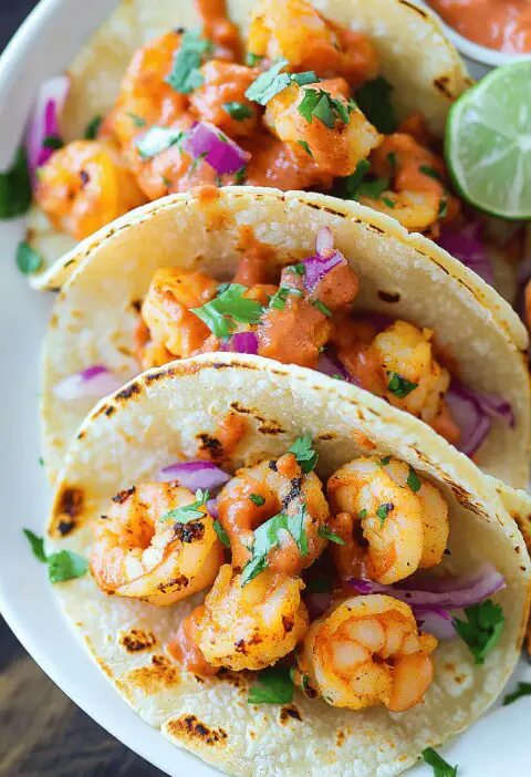 Bang Bang Shrimp Tacos