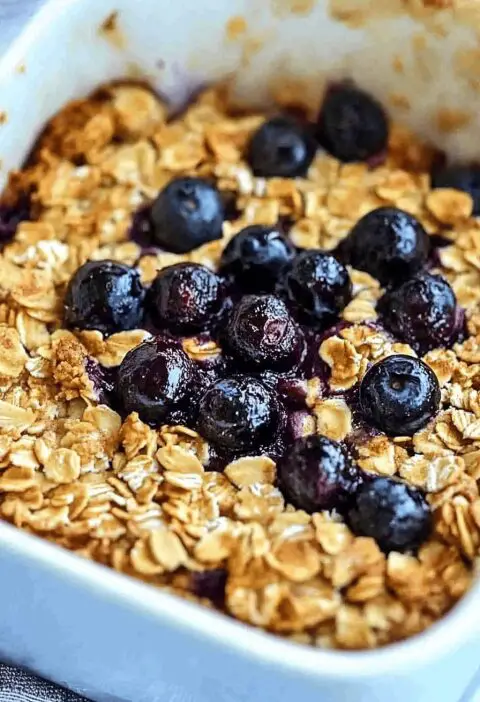 Blueberry Baked Oatmeal