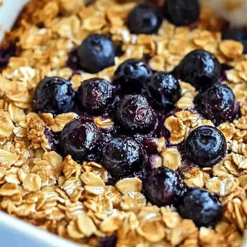 Blueberry Baked Oatmeal
