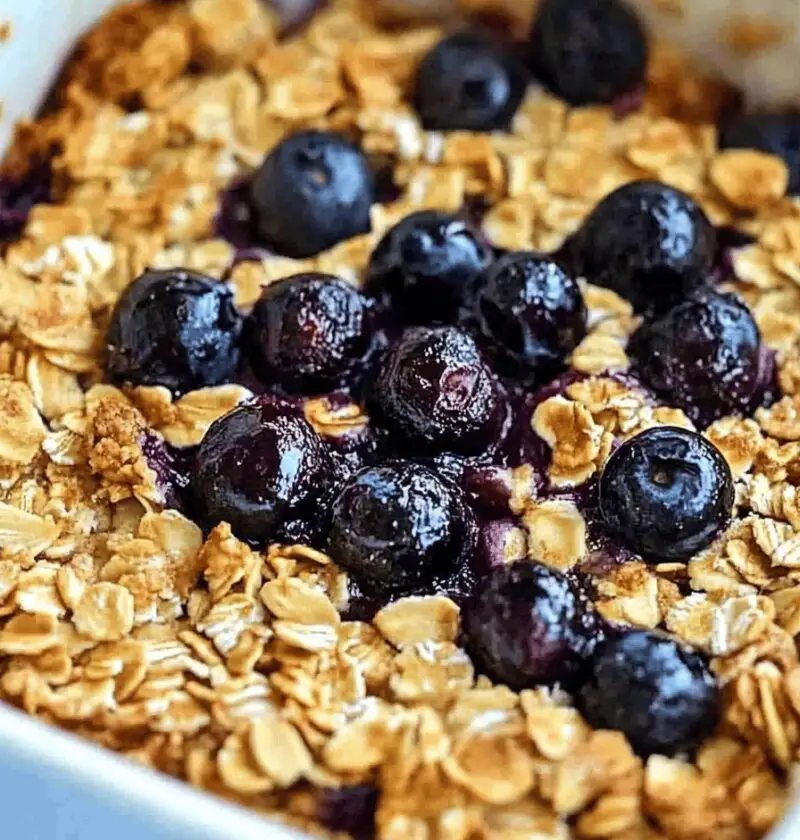 Blueberry Baked Oatmeal