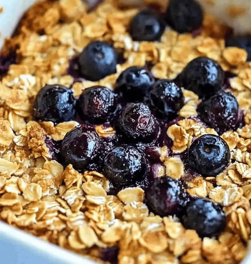 Blueberry Baked Oatmeal