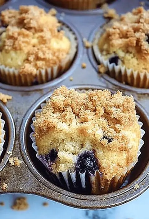 Blueberry Streusel Muffins