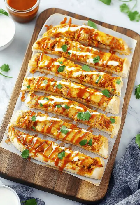 Buffalo Chicken Flatbread