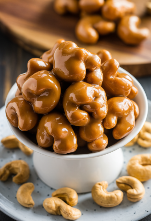 Caramel Cashew Clusters
