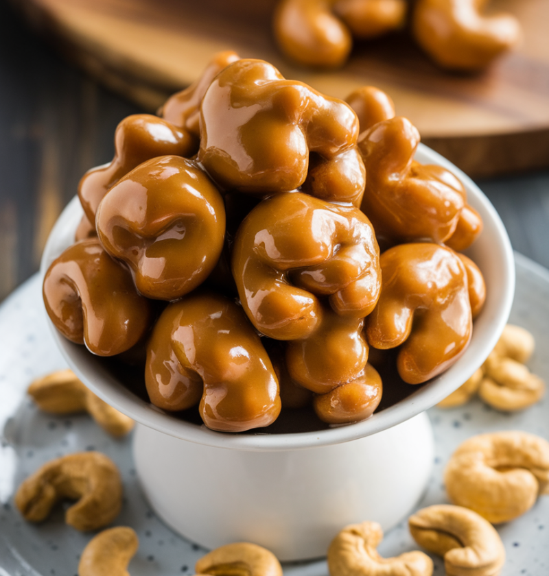 Caramel Cashew Clusters
