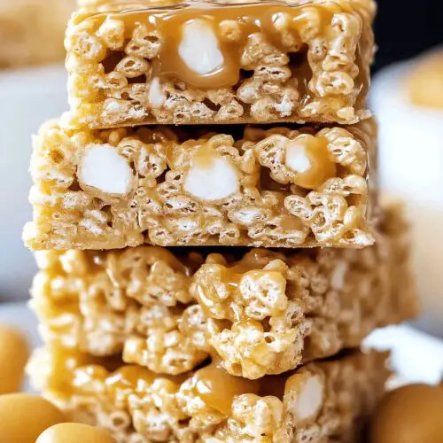 Caramel Rice Krispies Treats