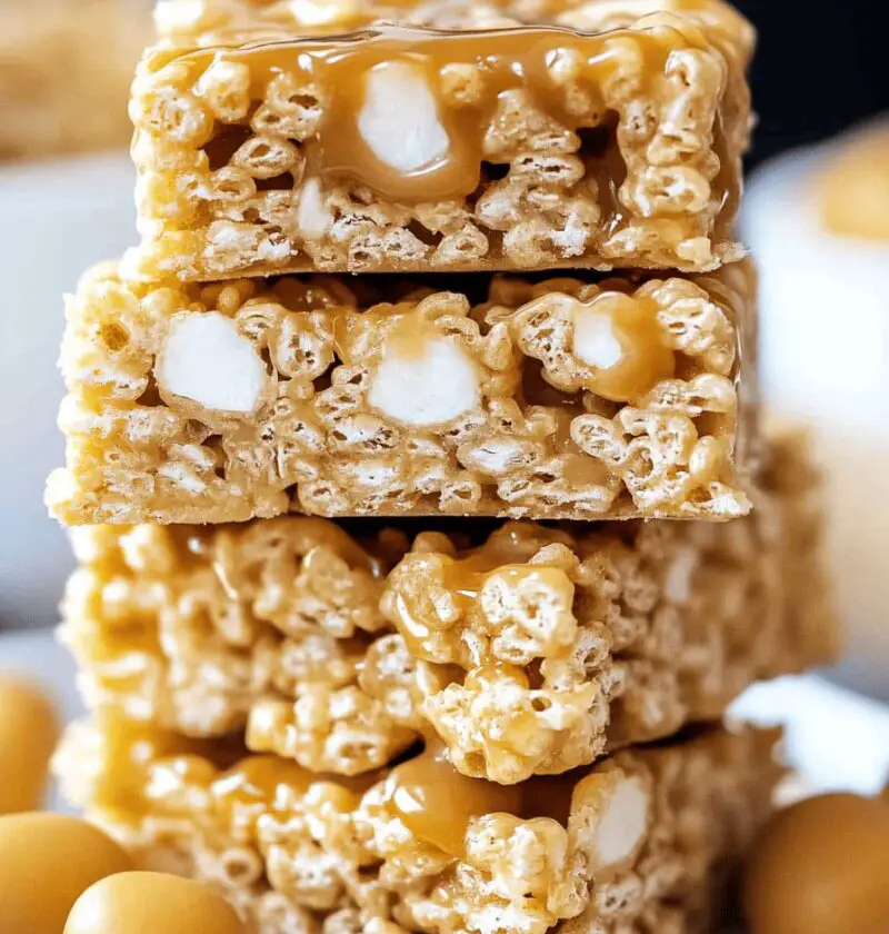 Caramel Rice Krispies Treats