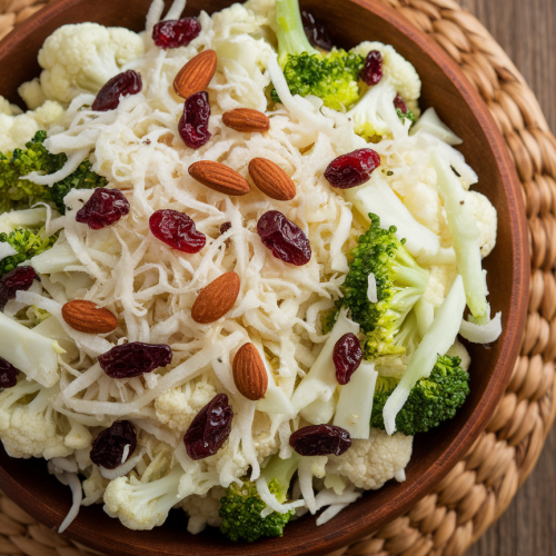 Cauliflower Broccoli Salad