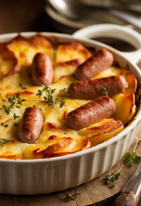 Cheese Potato And Smoked Sausage Casserole