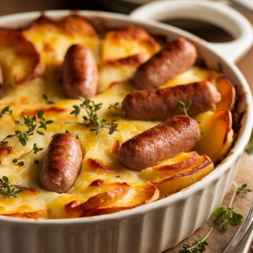 Cheese Potato And Smoked Sausage Casserole