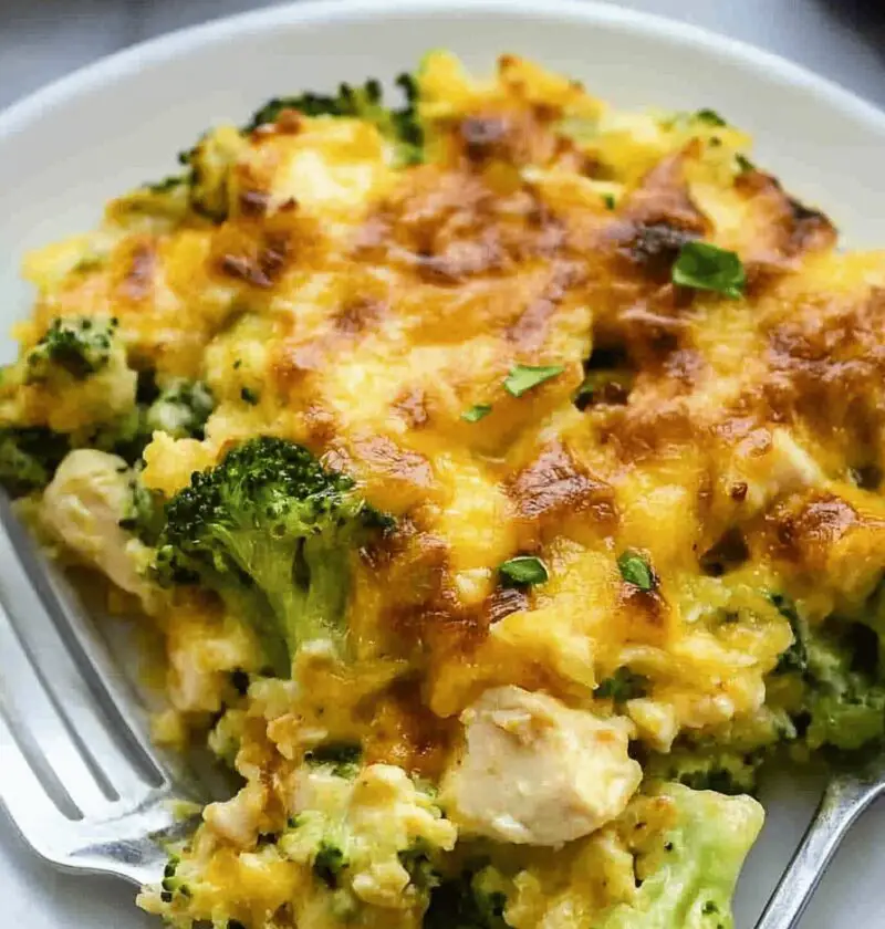 Cheesy Chicken Broccoli Casserole