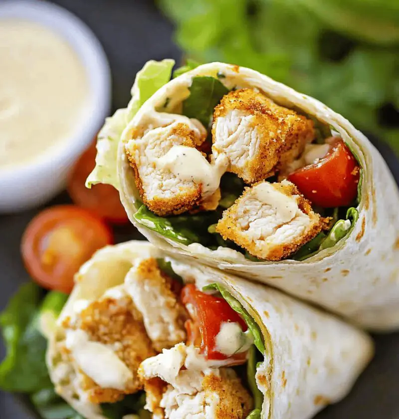 Chicken Caesar Wraps