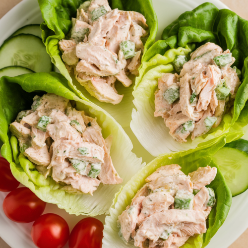Chicken Salad Lettuce Wraps