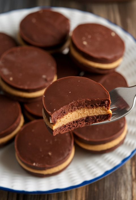 Chocolate Peanut Butter No Bake Cookies