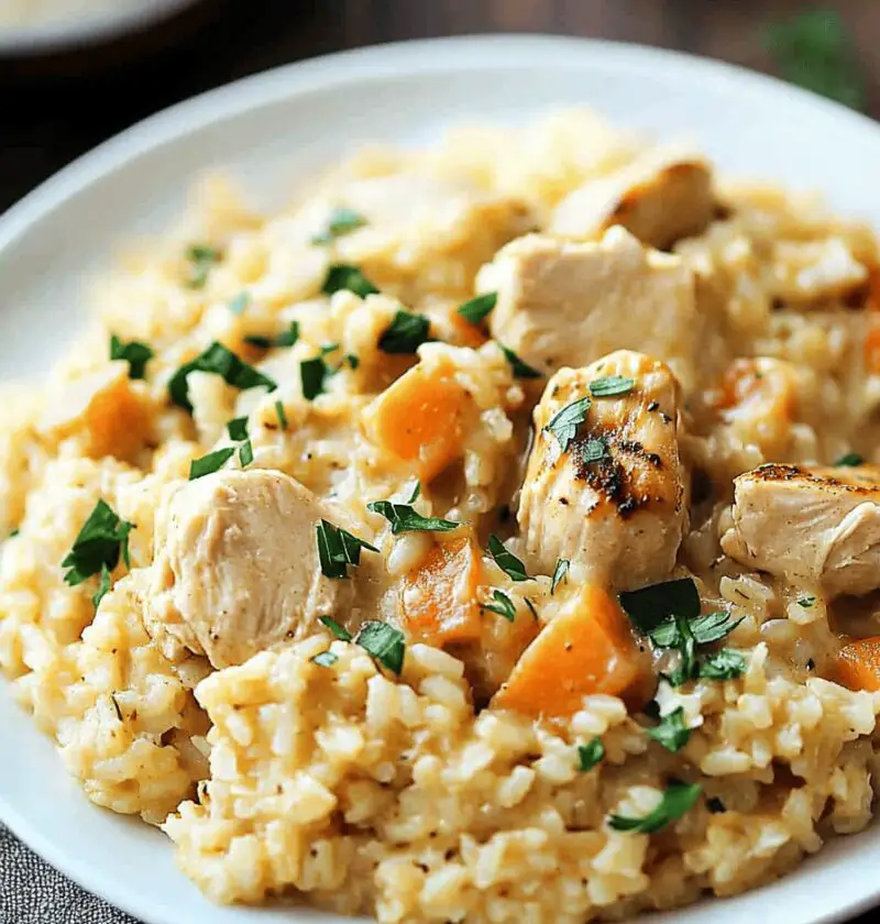 Creamy Chicken And Rice