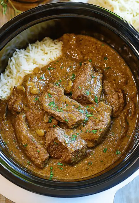 Crock Pot Cube Steak