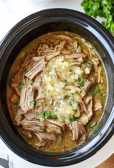 Crock Pot Pork Roast And Gravy