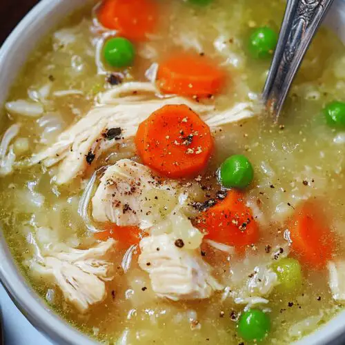 Crockpot Chicken And Rice Soup