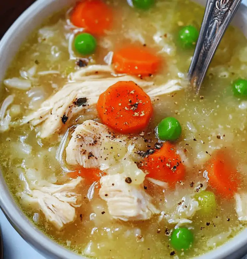 Crockpot Chicken And Rice Soup