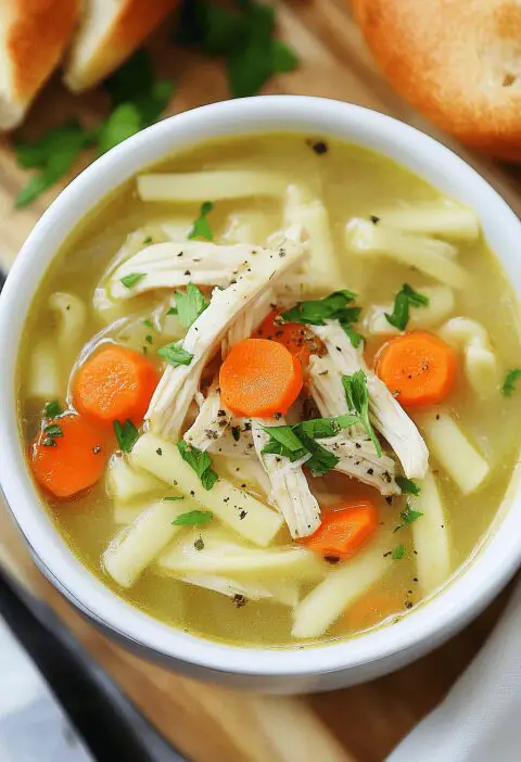 Crockpot Chicken Noodle Soup