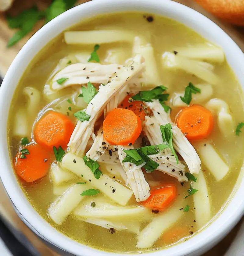 Crockpot Chicken Noodle Soup