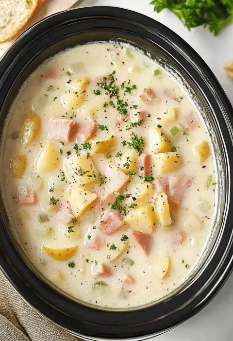 Crockpot Ham And Potato Soup