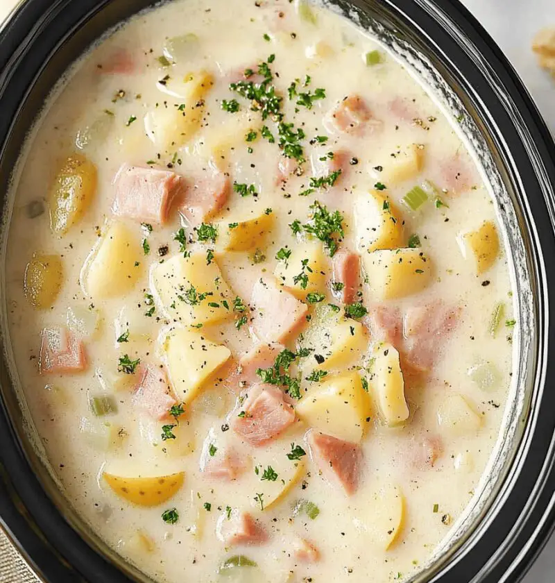 Crockpot Ham And Potato Soup