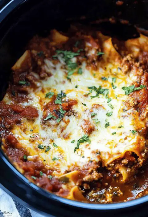 Crockpot Lasagna