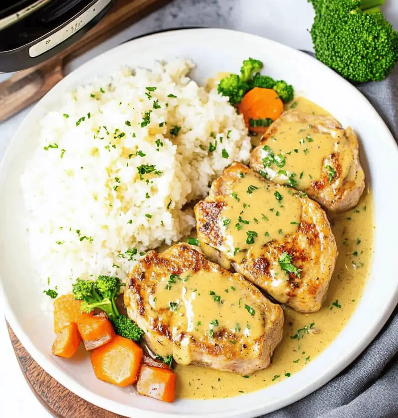 Crockpot Ranch Pork Chops