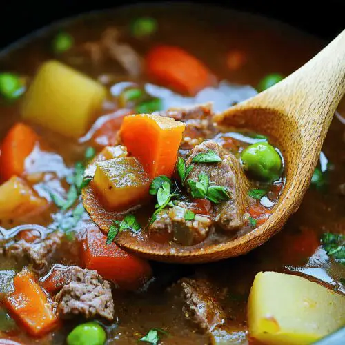Crockpot Vegetable Beef Soup