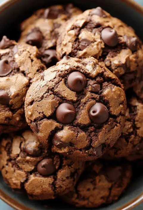 Double Chocolate Chip Cookies