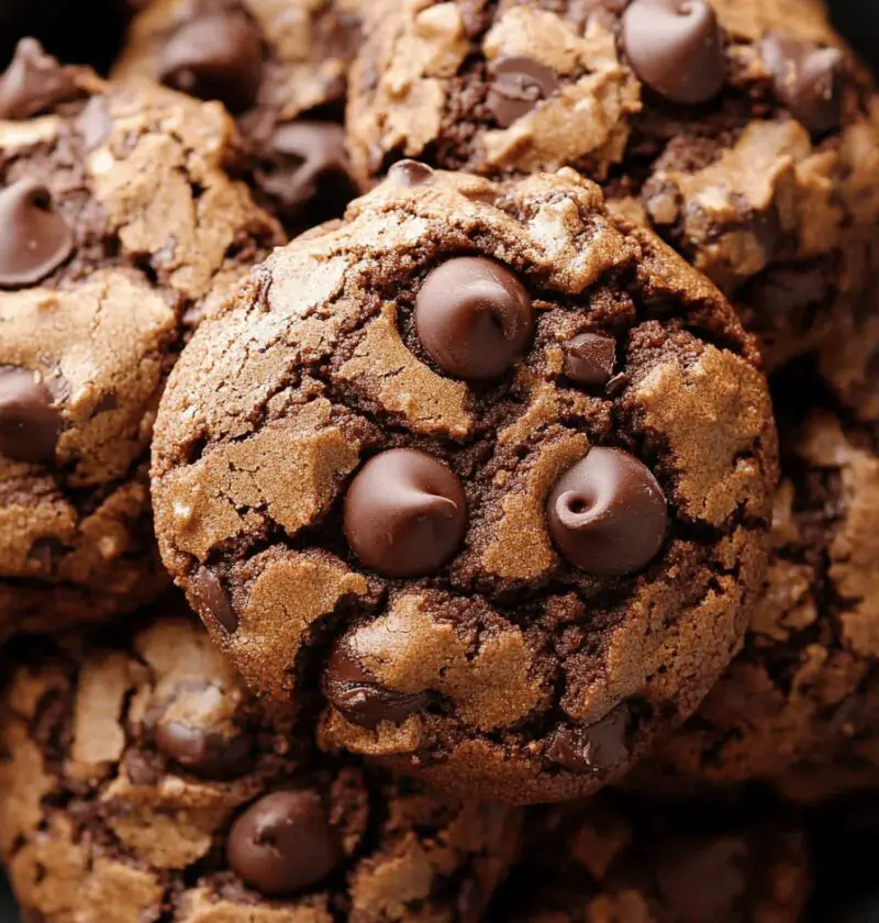 Double Chocolate Chip Cookies