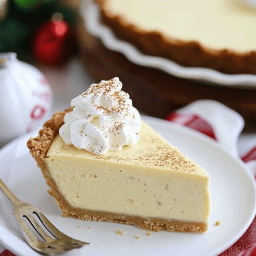 Eggnog Pie