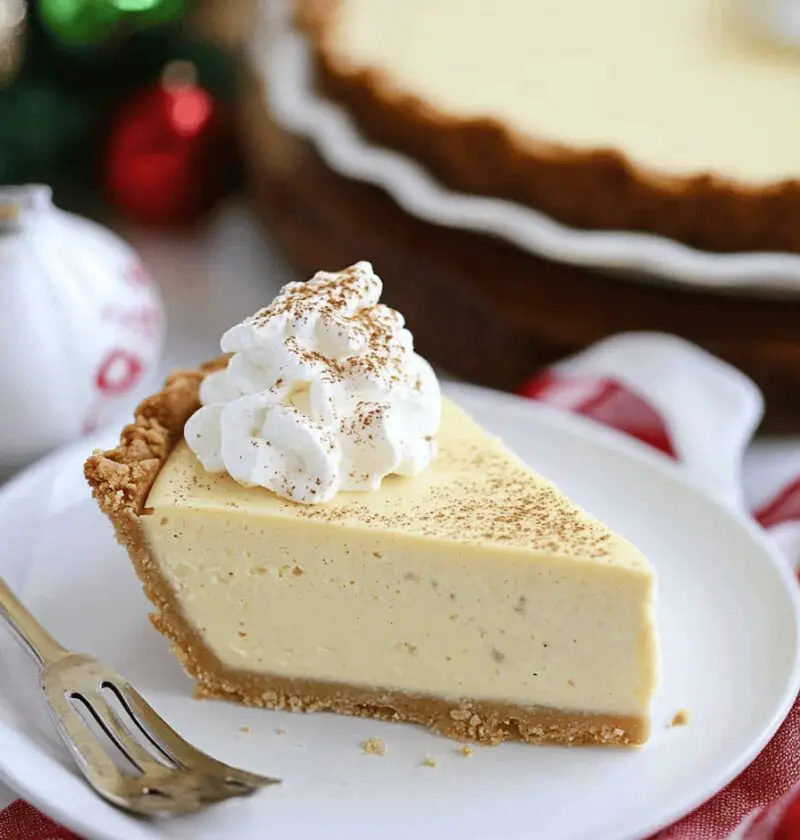 Eggnog Pie