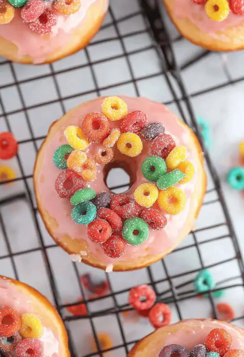 Fruit Loop Donuts