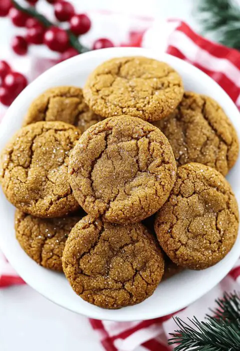 Ginger Molasses Cookies