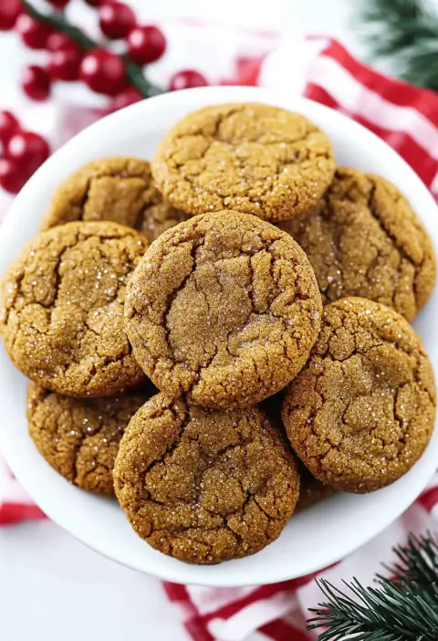 Ginger Molasses Cookies