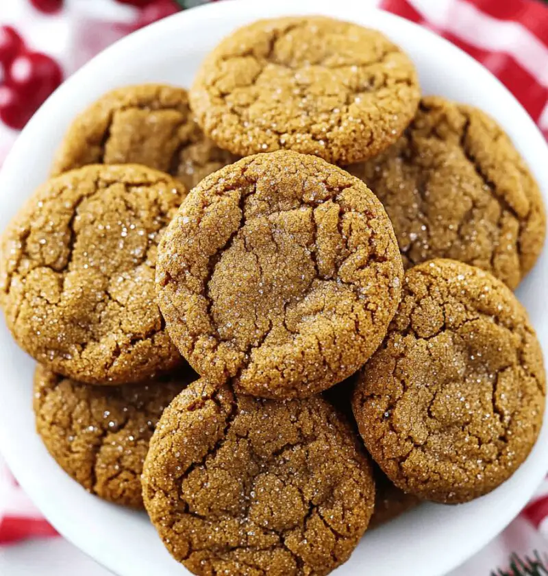 Ginger Molasses Cookies