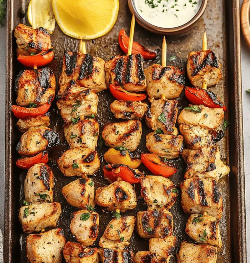 Greek Chicken Kabobs