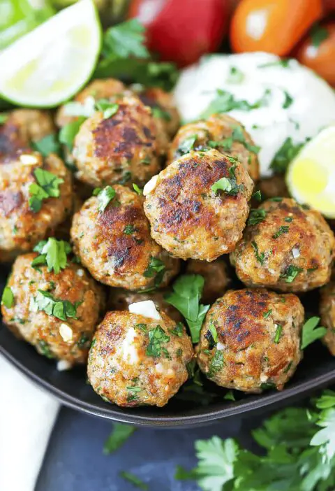 Greek Turkey Meatballs